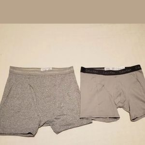 Calvin Klein Mixed Brief Boxer Gray 2 Pack Size XL